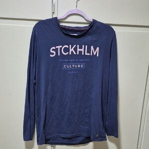 Esprit Navy Long Sleeve Tee